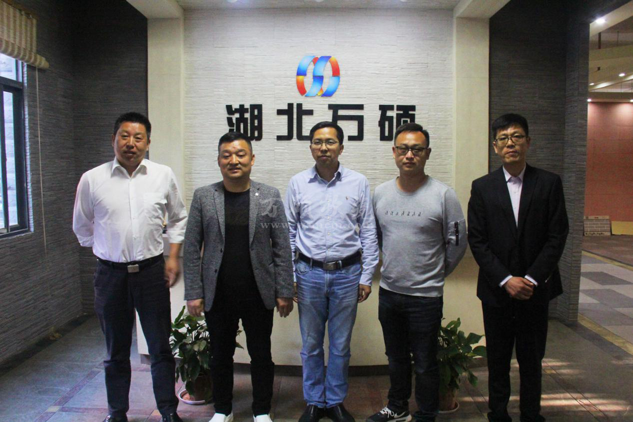 热烈欢迎洪湖市领导来万硕视察工作
